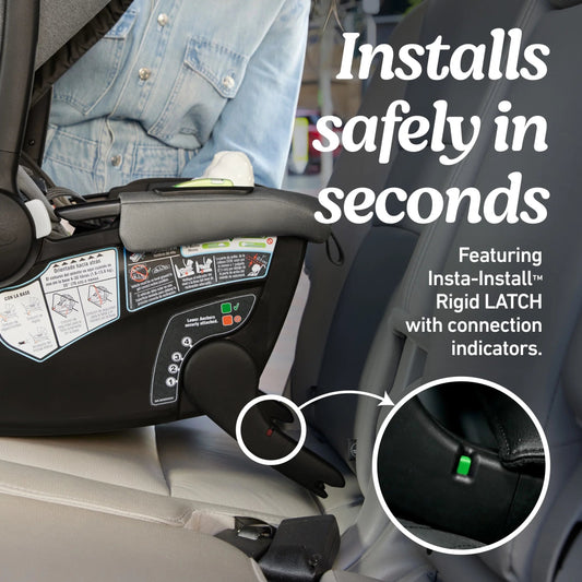 Gomax Infant Car Seat Ft. Insta-Install Rigid LATCH, Ace