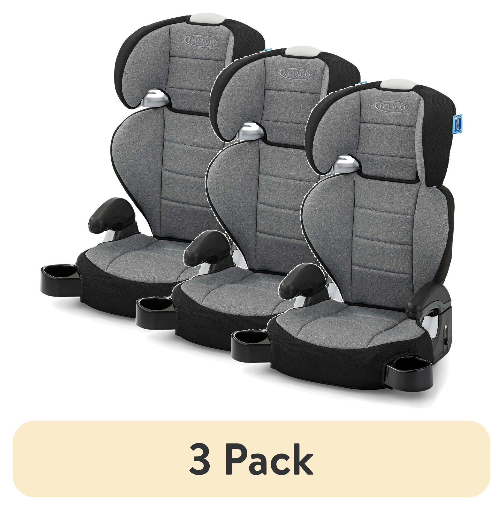 (3 Pack)  Turbobooster 2.0 Highback Booster Car Seat, Declan